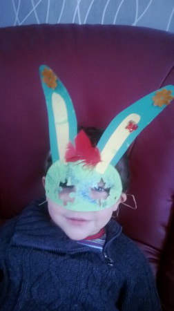 e masque de carnaval avec le ram